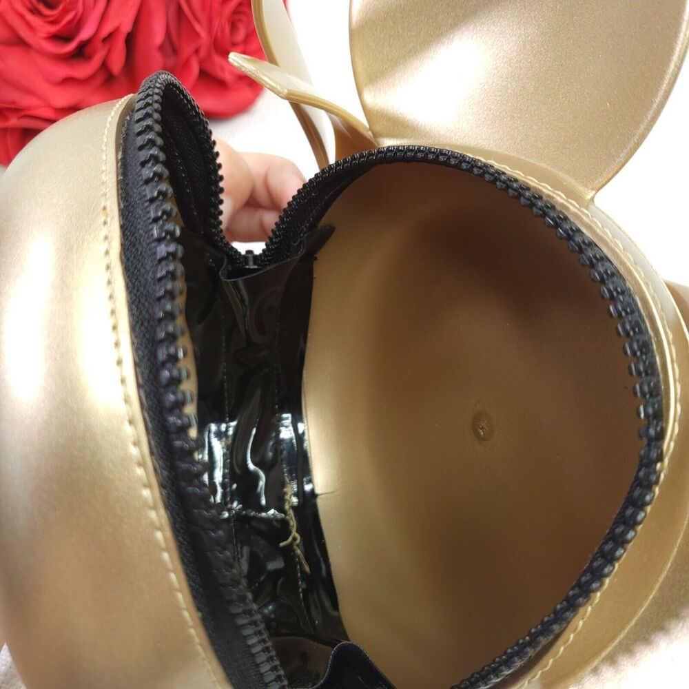 NWOT Disney Parks Melissa Gold Mickey Mouse Jelly Crossbody Bag VHTF RARE - Picture 9 of 10